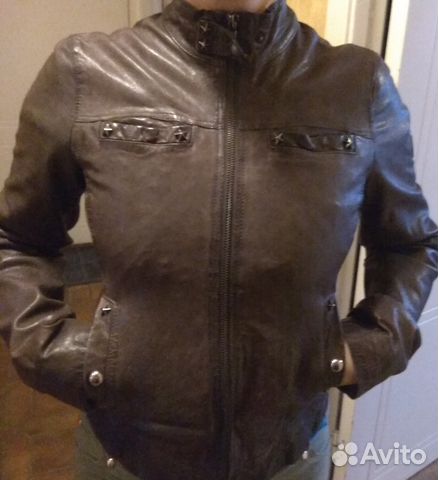 Куртка кожаная Armani Jeans Куртка кожаная Armani Jeans