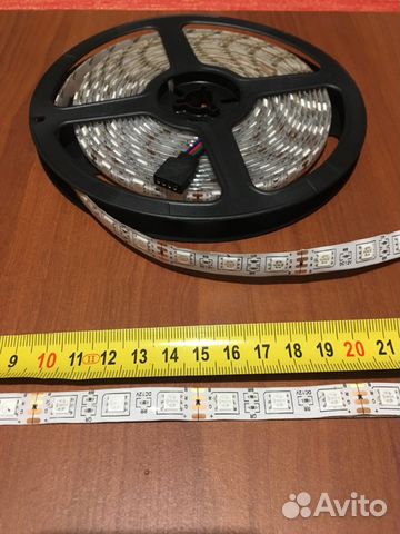 Светодиодная лента SMD5050 RGB 5м. (комплект) Светодиодная лента SMD5050 RGB 5м. (комплект)