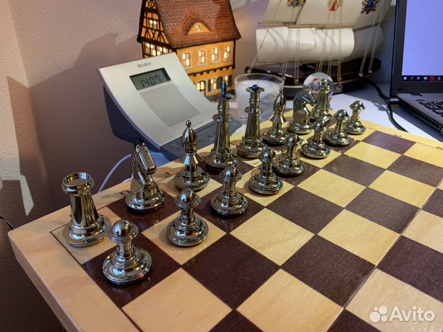 Набор шахмат из циркония.Классика