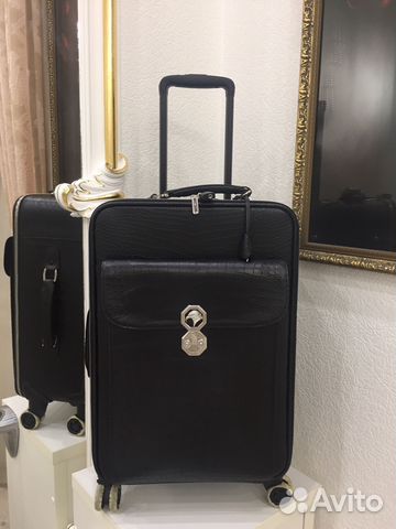 Чемодан из кожи крокодила Stefano Ricci