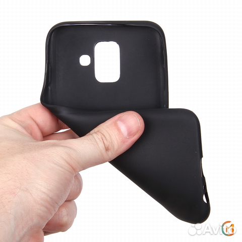 Чехол силикон черный SAMSUNG Galaxy A6 (2018)
