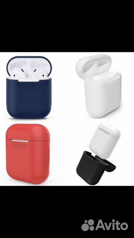 Силиконовый Чехол кейс для AirPods