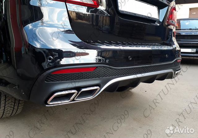 Диффузор и насадки 6.3 AMG Mercedes GLE Диффузор и насадки 6.3 AMG Mercedes GLE