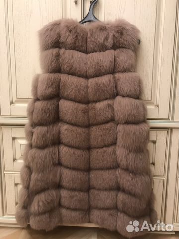 Жилет из песца