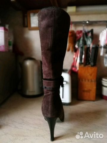 Сапоги замшевые р.36-37