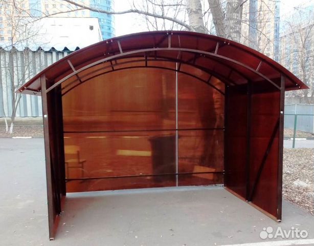 Курилка, закрытый навес 3,60х2,10