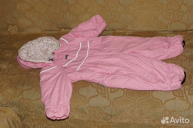 Комбинезон зимний Kerry для девочки, размер 80-86