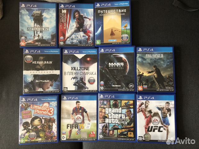 Игры Sony PS4