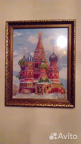 Картина Храм Василия Блаженного Картина Храм Василия Блаженного