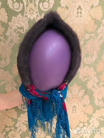 Продам новую косынку с мехом