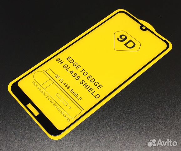 Honor 8a Стекло 9D Черное Хонор 8а 8 А A