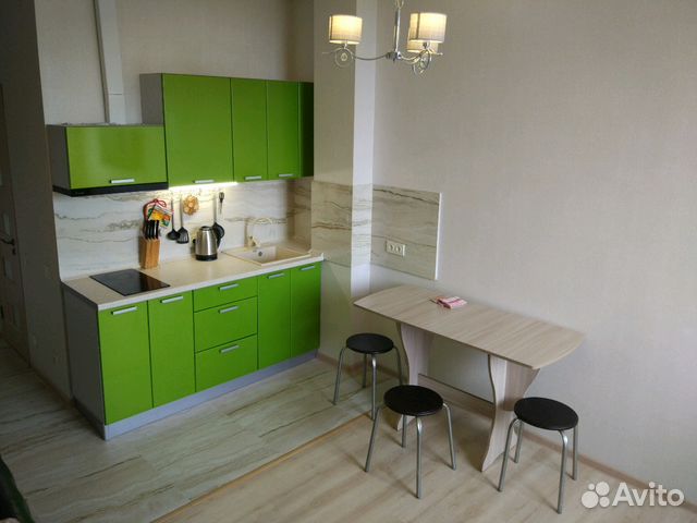 

Квартира-студия, 25 м², 2 кровати