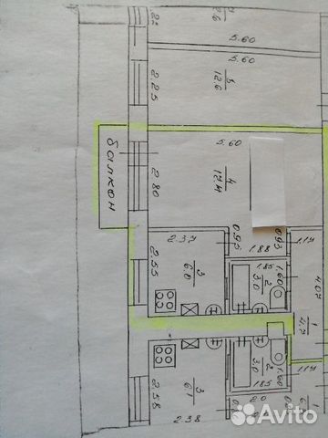 1-к квартира, 31.1 м², 2/5 эт.