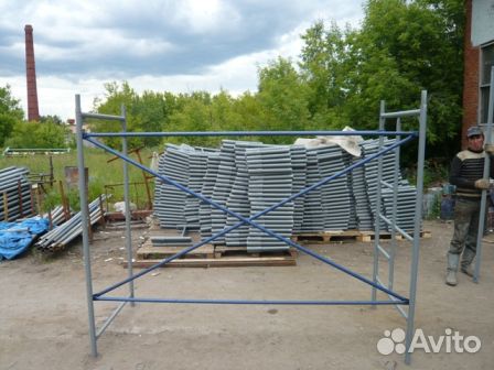 Леса строительные рамные б/у