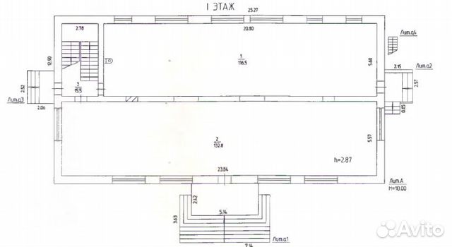 Продажа 530.6 м² с якорным арендатором