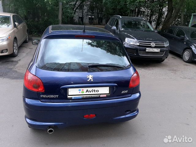 Peugeot 206 1.4 AT, 2006, 104 000 км