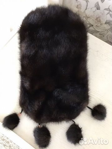 Меховая шапка из норки