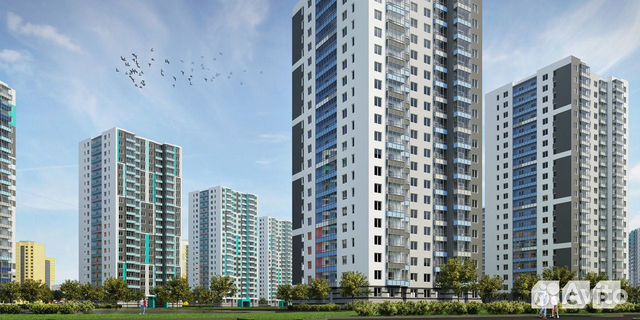1-к квартира, 40.5 м², 12/21 эт.