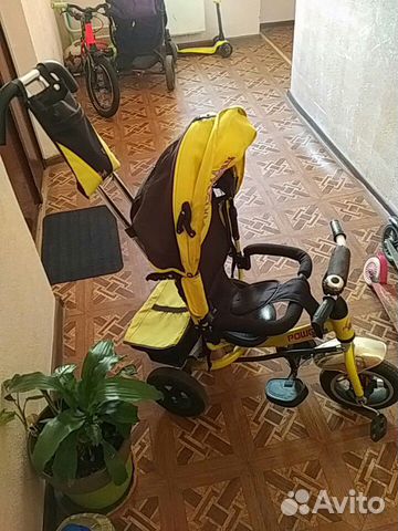 Прогулочная коляска велосипед