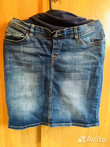 Юбка джинсовая для беременных Юбка джинсовая для беременных