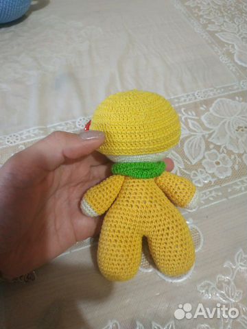 Вязаная игрушка Кукла + В подарок Лисенок из фетра Вязаная игрушка Кукла + В подарок Лисенок из фетра