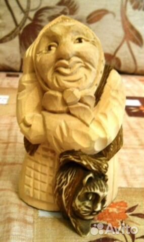 Скульптура ручной работы,Оберег, резьба по дереву