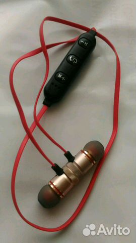 Магнитные Bluetooth наушники с микрофоном