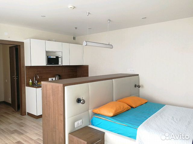 

Квартира-студия, 35 м², 2 кровати