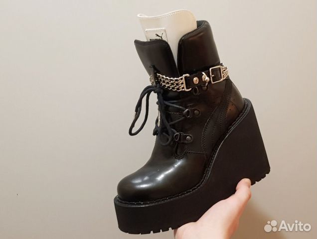 fenty puma wedge boots