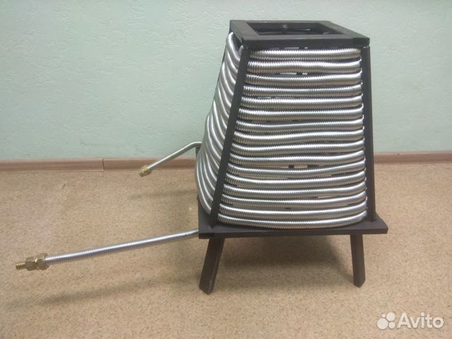 Нагреватель для воды в бассейне дровяной проточный Нагреватель для воды в бассейне дровяной проточный