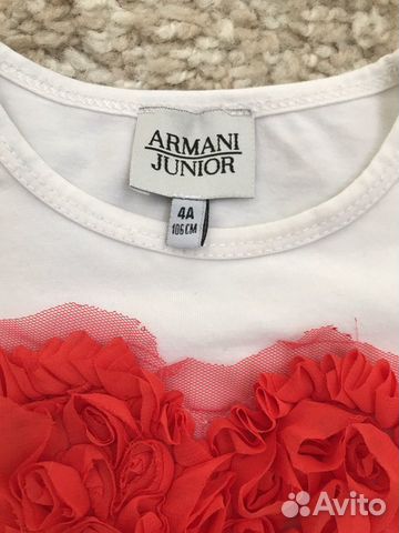 Футболка Armani junior + шорты roccobarocco kids Футболка Armani junior + шорты roccobarocco kids