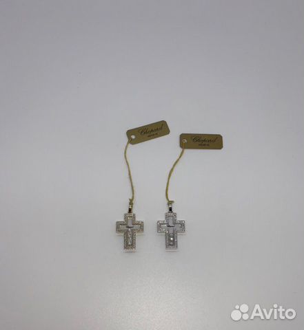 Крест chopard из золота с бриллиантами