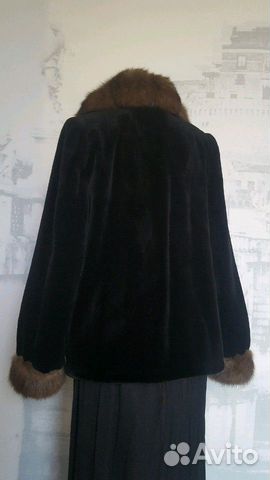 Норковый соболь полушубок Louis ferraud италия Норковый соболь полушубок Louis ferraud италия