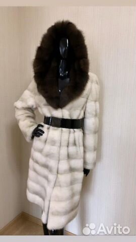 Норковая шуба с Соболем Норковая шуба с Соболем