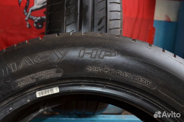 225/55/17 Michelin Primacy H/P