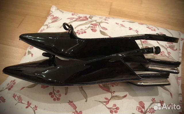 Zara Туфли босоножки черные лаковые р 37 нарядные Zara Туфли босоножки черные лаковые р 37 нарядные