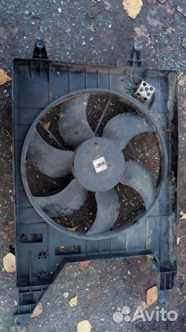 Диффузор с вентилятором в сборе Nissan Almera G15 Диффузор с вентилятором в сборе Nissan Almera G15