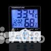 84942303606  Термометр-гигрометр-часы HTC-6 