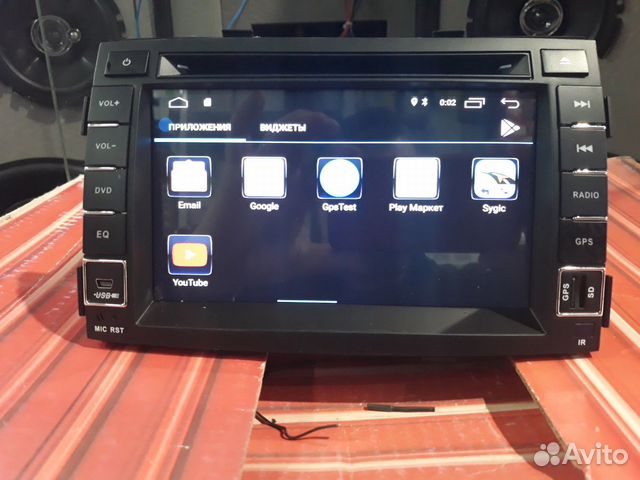 Штатная магнитола Kia Sorento 2009 - 2012 Штатная магнитола Kia Sorento 2009 - 2012