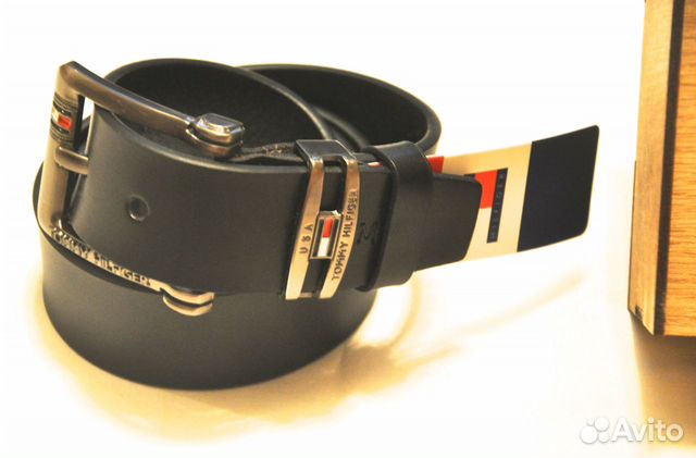 Мужской ремень / Tommy Hilfiger / новый (черный)