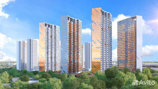 2-к квартира, 40.8 м², 3/22 эт.