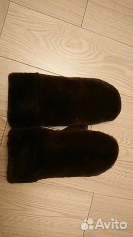 Варежки из меха бобра