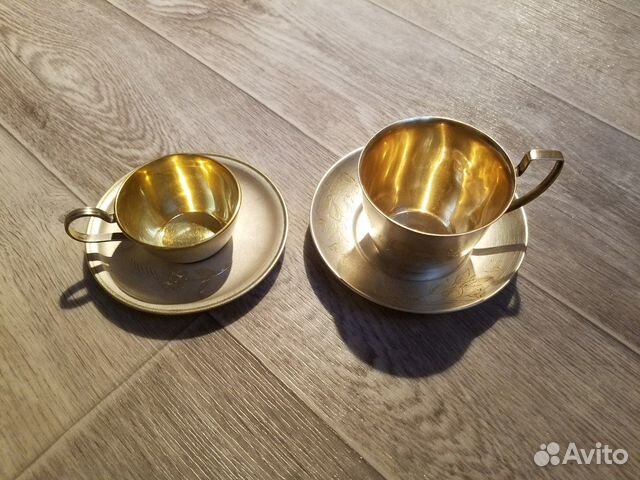 Чашка с блюдцем. Позолота. СССР