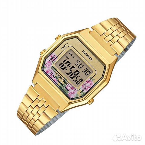 Часы наручные casio LA-680WGA-4C Часы наручные casio LA-680WGA-4C