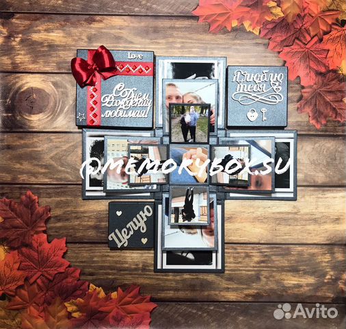 Подарочная коробка с фотографиями - memory box Подарочная коробка с фотографиями - memory box