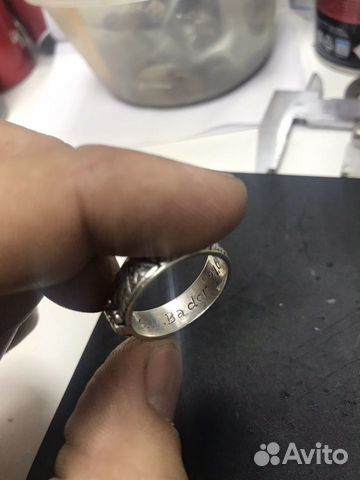 Серебряное кольцо мертвая голова