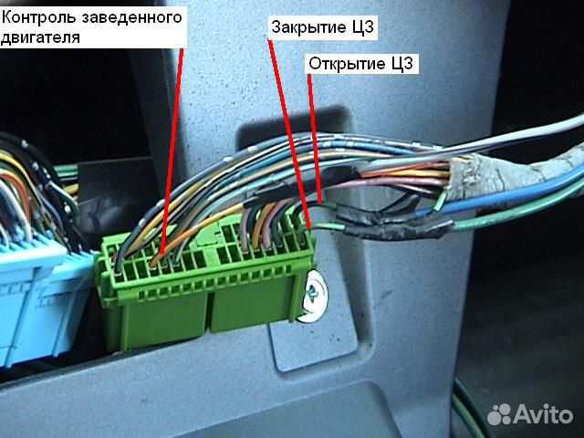 Точки подключения сигнализации хонда