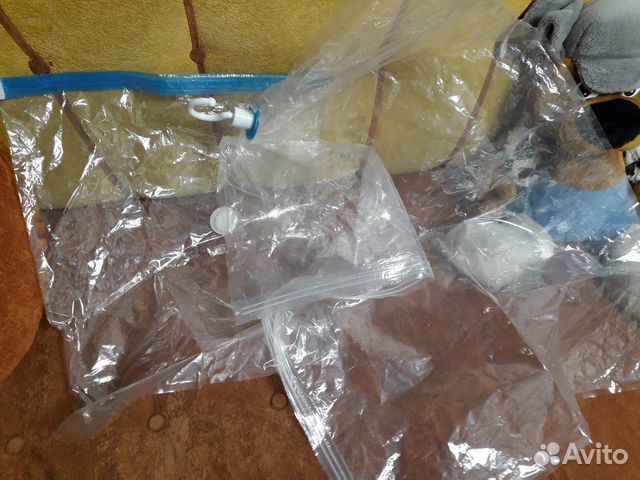 Вакуумные пакеты 2 шт один с клапаном другой под в