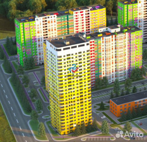 2-к квартира, 39 м², 12/16 эт. 2-к квартира, 39 м², 12/16 эт.