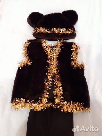 Новогодний костюм(+брюки+жилетка с бабочкой)